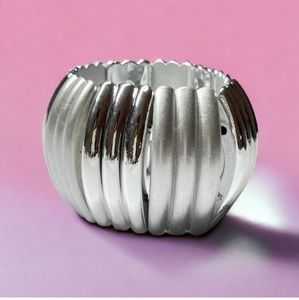 Women's silver cuff bracelet